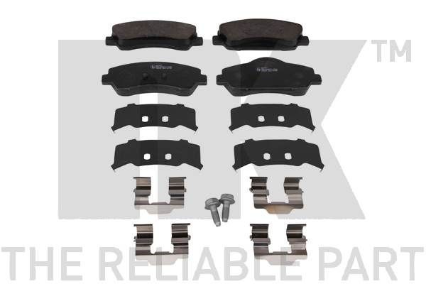 NK Brake pad set Article number: 221917 cheaply
