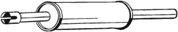 BOSAL Front Silencer Article number: 233-303 cheaply