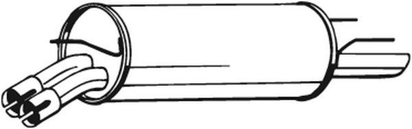 BOSAL Flex Hose, exhaust system Article number: 703-101 cheaply