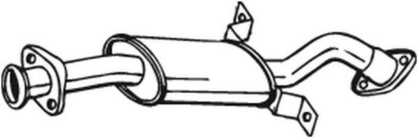 BOSAL Front Silencer Article number: 177-257 cheaply