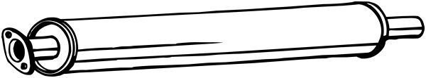 BOSAL Front Silencer Article number: 154-421 cheaply