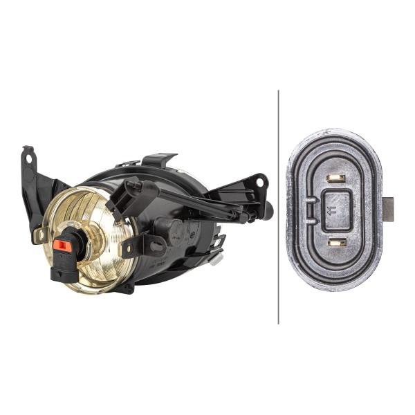 HELLA Fog Light Article number: 1N0 354 681-011 cheaply