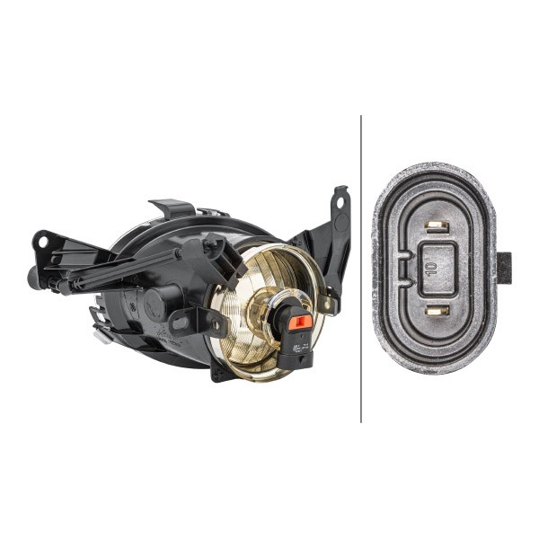 HELLA Fog Light Article number: 1N0 354 681-021 cheaply