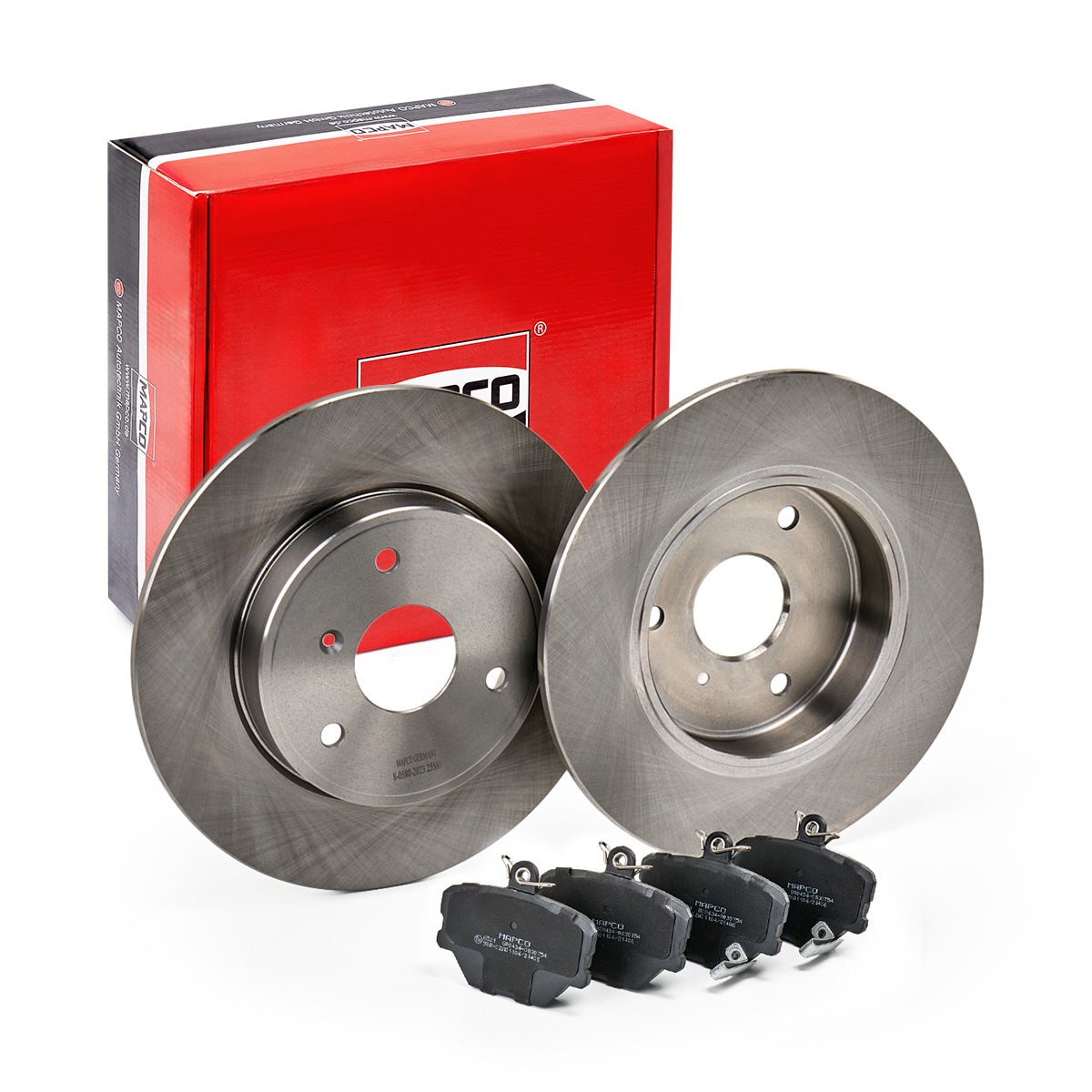 MAPCO Brake discs and pads set Article number: 47550 cheaply