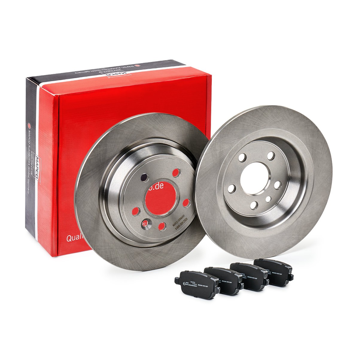 MAPCO Brake discs and pads set Article number: 47662 cheaply