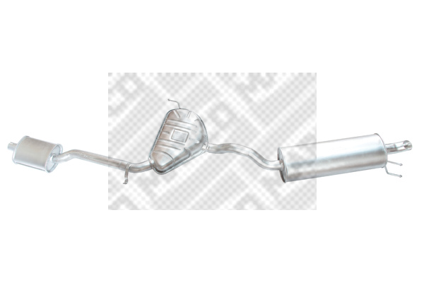 MAPCO 30049 Mellem- / bagerste lydpotte MAREA 1.9 JTD 110 (185AXT1A) 110 HK Diesel 2007
