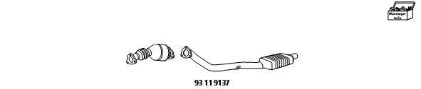 HJS Retrofit Kit, catalyst / soot particulate filter (combi-system Article number: 93 11 9137 cheaply