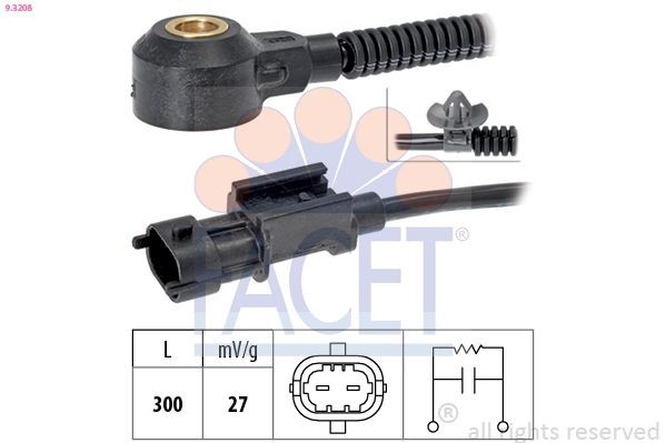 FACET Knock Sensor Article number: 9.3208 cheaply