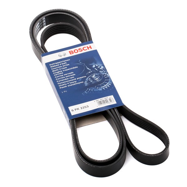 BOSCH Serpentine belt Article number: 1 987 947 569 cheaply