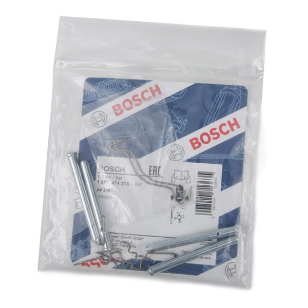 BOSCH 1 987 474 313 Monteringssæt til bremseklodser YARIS 1.4 D-4D (NLP20_, NLP22_) 75 HK Diesel 2005