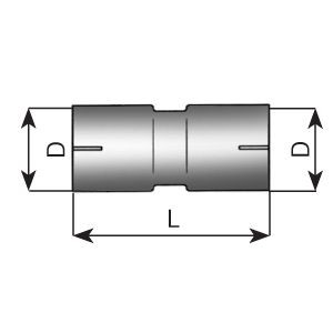 DINEX Pipe Connector, exhaust system Article number: 93752 cheaply