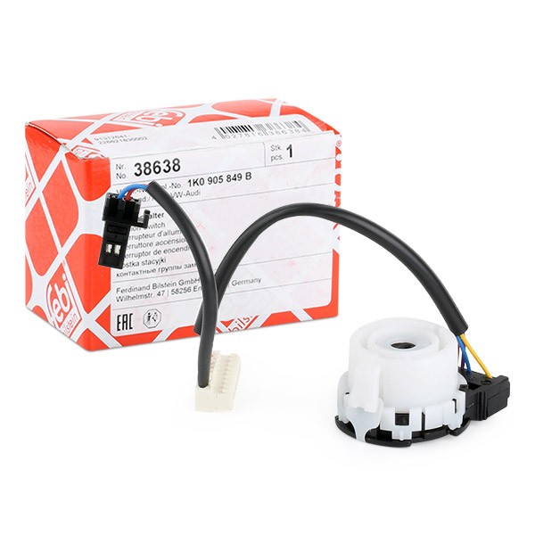 FEBI BILSTEIN 38638 Tændingskontakt GOLF 1.4 80 HK Benzin 2009