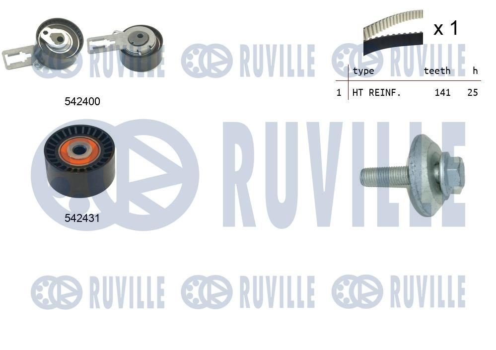 RUVILLE Pulley Set, timing belt Article number: 5636850 cheaply