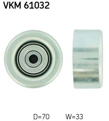 SKF Medløberhjul, multi-V-rem Varenummer: VKM 61032 billige