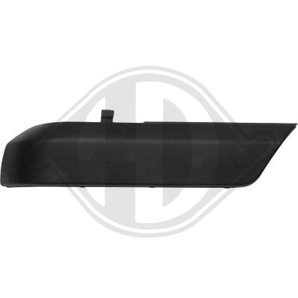 DIEDERICHS 3496063 Bumper moulding SCUDO 2.0 JTD 94 PS Diesel 2006