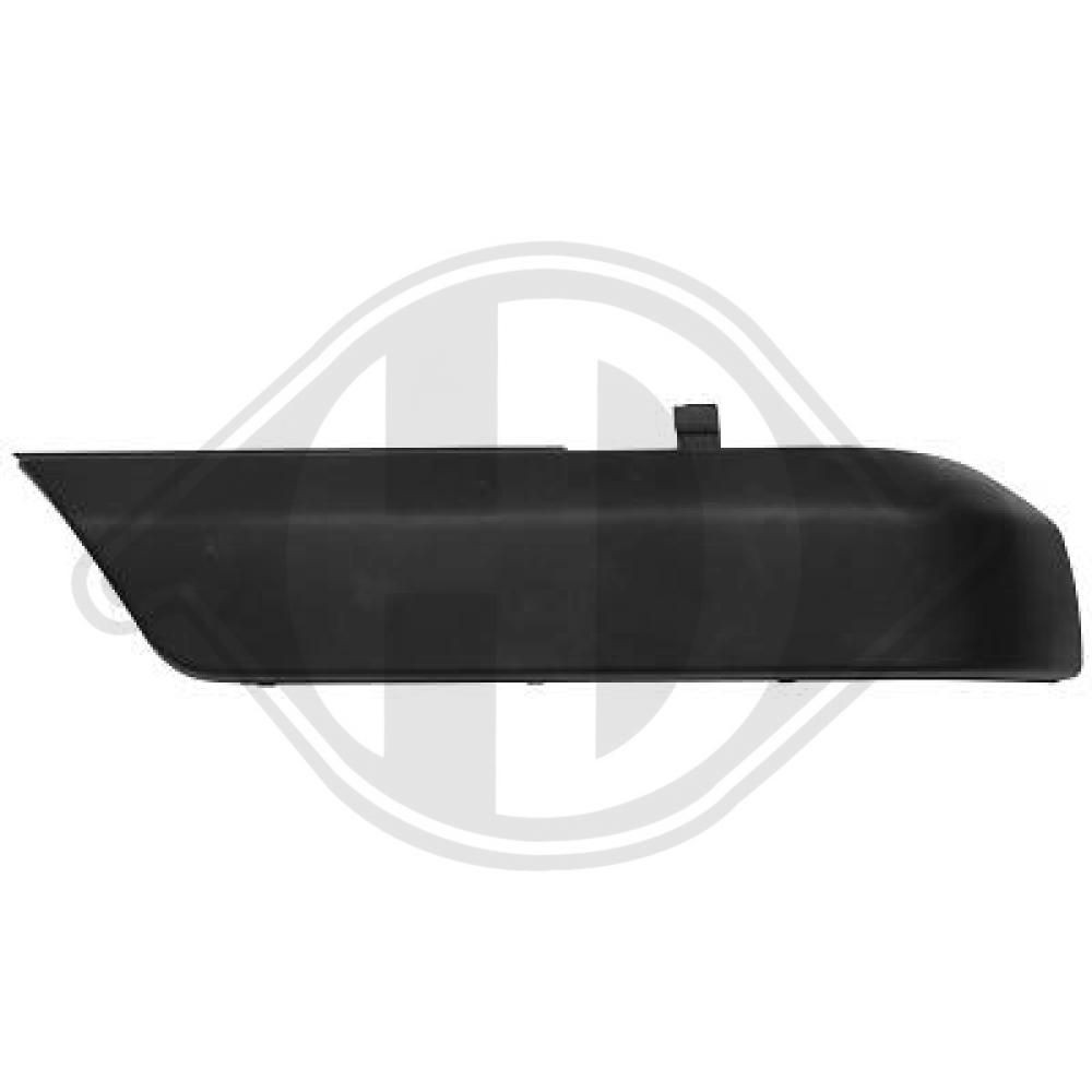 DIEDERICHS 3496062 Bumper moulding SCUDO 2.0 JTD 94 PS Diesel 2006