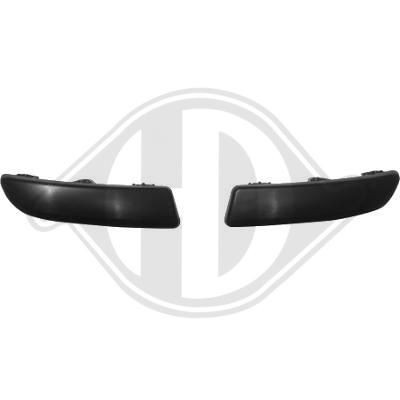 DIEDERICHS 4405067 Bumper moulding MODUS 1.2 75 PS Petrol