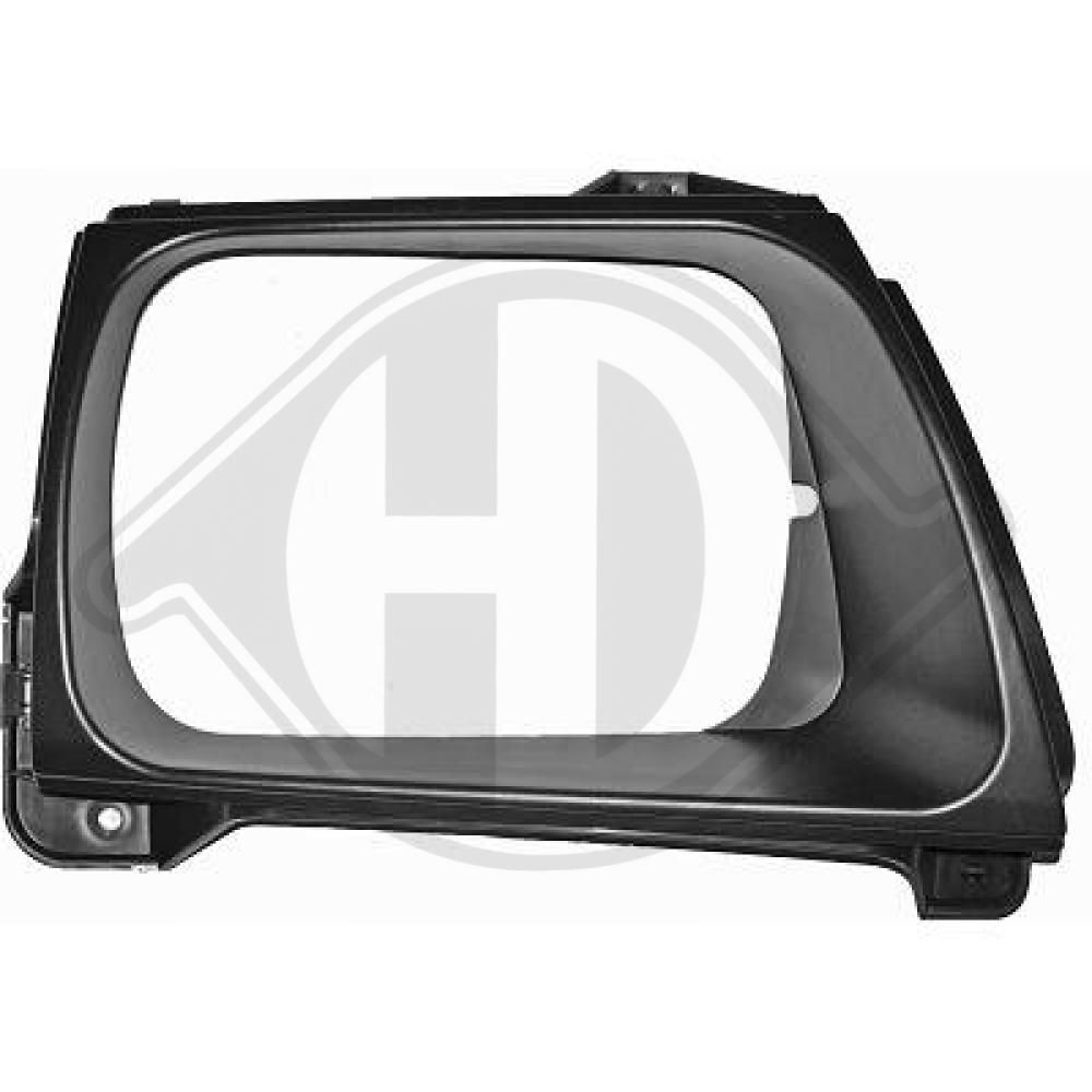 DIEDERICHS 6683842 Forlygteliste HILUX Pick-up 2.4 D (LN150, LN145) 75 HK Diesel 2006