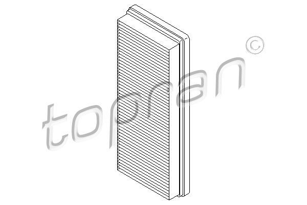 TOPRAN Air filter Article number: 407 918 cheaply