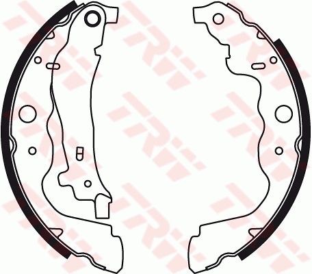 TRW Brake Shoe Set Article number: GS8780 cheaply