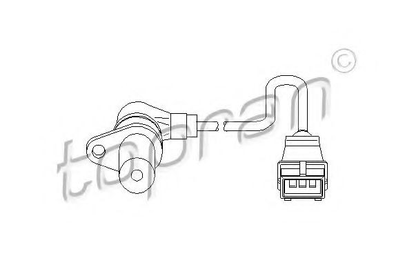 TOPRAN RPM Sensor, engine management Article number: 721 692 cheaply