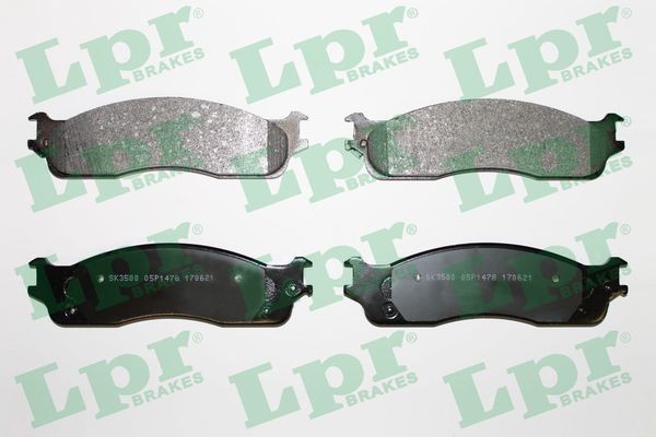 LPR Brake pad set Article number: 05P1478 cheaply