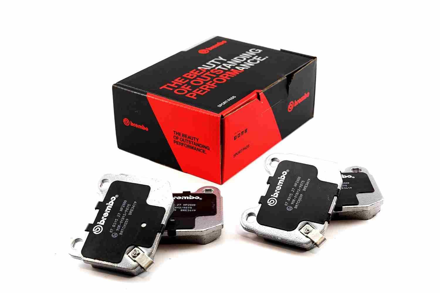 BREMBO High Performance Brake Pad Set SPORT PADS HP2000 Article number: 07.B315.27 cheaply