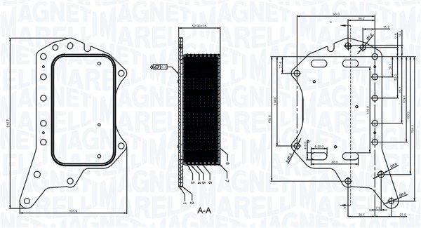 MAGNETI MARELLI Intercooler Article number: 351319202260 cheaply