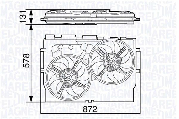MAGNETI MARELLI Radiaatori ventilaator Artikli number: 069422583010 soodsalt