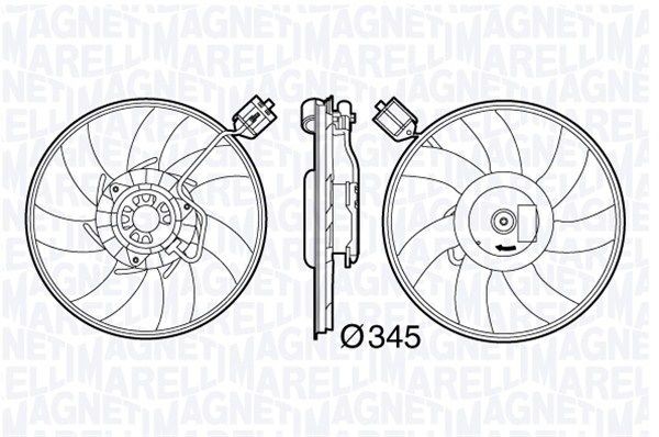 MAGNETI MARELLI Fan, radiator Article number: 069422586010 cheaply