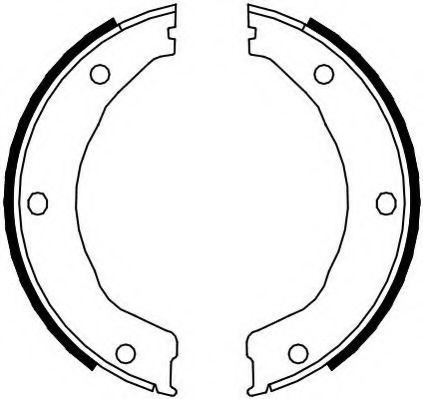 FERODO Handbrake shoes PREMIER Article number: FSB336 cheaply