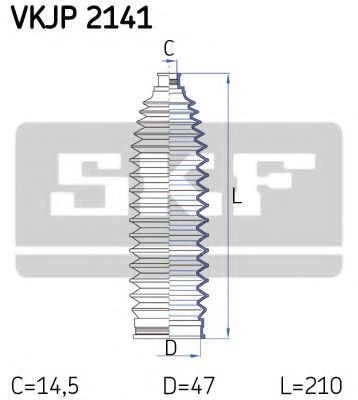 SKF Bellow Set, steering Article number: VKJP 2141 cheaply