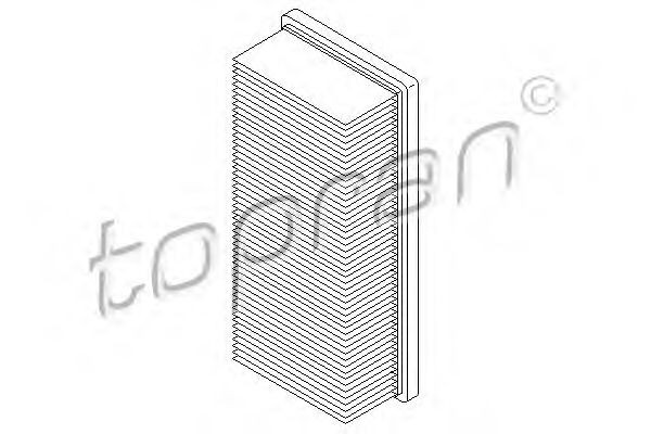 TOPRAN Air filter Article number: 407 949 cheaply