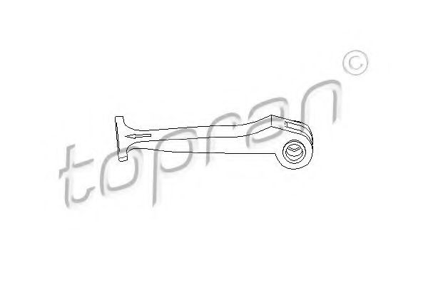 TOPRAN Handle, bonnet release Article number: 407 910 cheaply
