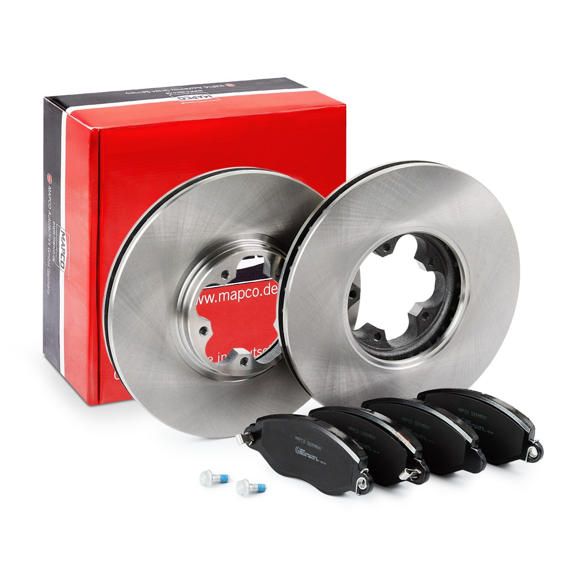 MAPCO Brake discs and pads set Article number: 47668 cheaply
