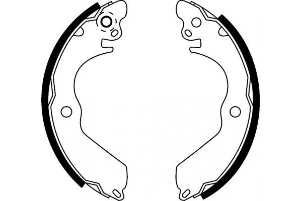 MAPCO Brake Shoe Set Article number: 8528 cheaply