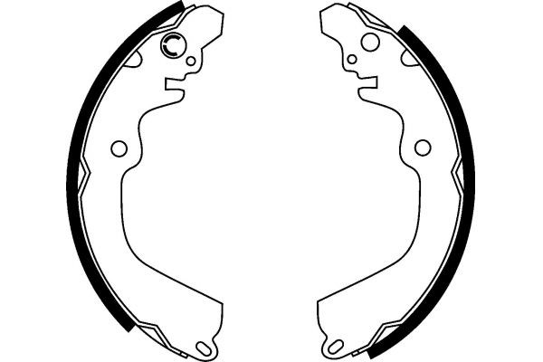 MAPCO Brake Shoe Set Article number: 8527 cheaply