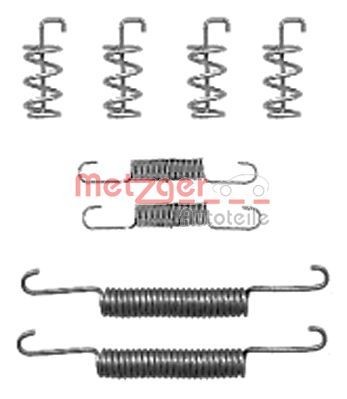 METZGER 105-0832 Tilbehørssæt, parkeringsbremsebakker C70 2.4 i 170 HK Benzin 2013