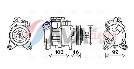 AVA COOLING SYSTEMS Engine radiator Article number: AU2002 cheaply