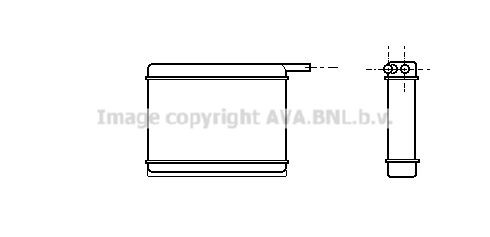 AVA COOLING SYSTEMS Heater matrix Article number: SB6009 cheaply
