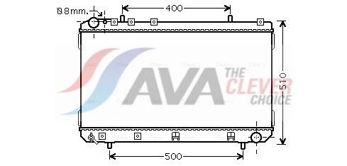 AVA COOLING SYSTEMS Engine radiator Article number: DWA2109 cheaply