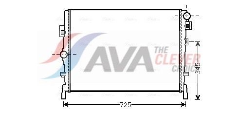 AVA COOLING SYSTEMS Engine radiator Article number: CR2105 cheaply