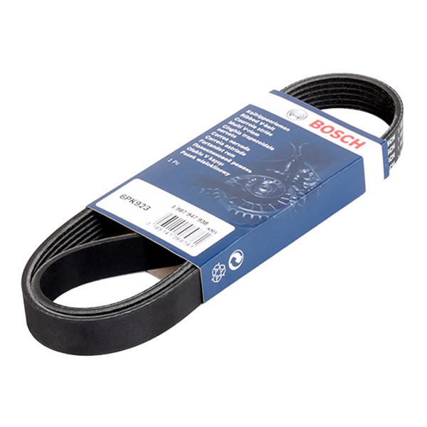 BOSCH Serpentine belt Article number: 1 987 947 938 cheaply