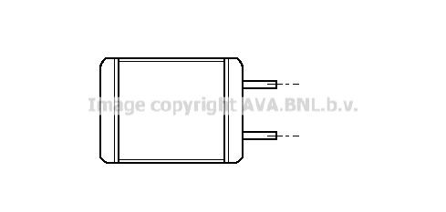 AVA COOLING SYSTEMS Heater matrix Article number: MZ6077 cheaply