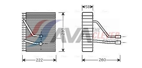 AVA COOLING SYSTEMS Air conditioning compressor Article number: FDAK283 cheaply