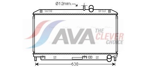 AVA COOLING SYSTEMS Engine radiator Article number: FT2069 cheaply