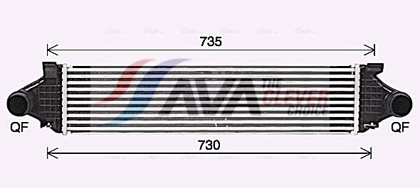 AVA COOLING SYSTEMS Fordamper aircondition Varenummer: MSAV001 billige