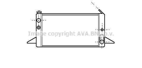 AVA COOLING SYSTEMS Radiaator, mootorijahutus Artikli number: SI2005 soodsalt