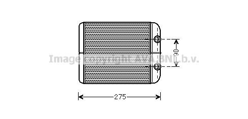 AVA COOLING SYSTEMS Heater matrix Article number: VW6301 cheaply