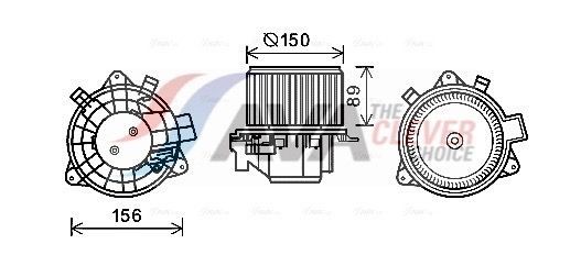 AVA COOLING SYSTEMS Топлообменник, отопление на вътрешното пространство артикулен номер: CR6047 евтино